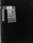 Reproduced Portrait of a Man (1 Negative), January 28-31,1966 [Sleeve 56, Folder a, Box 39]